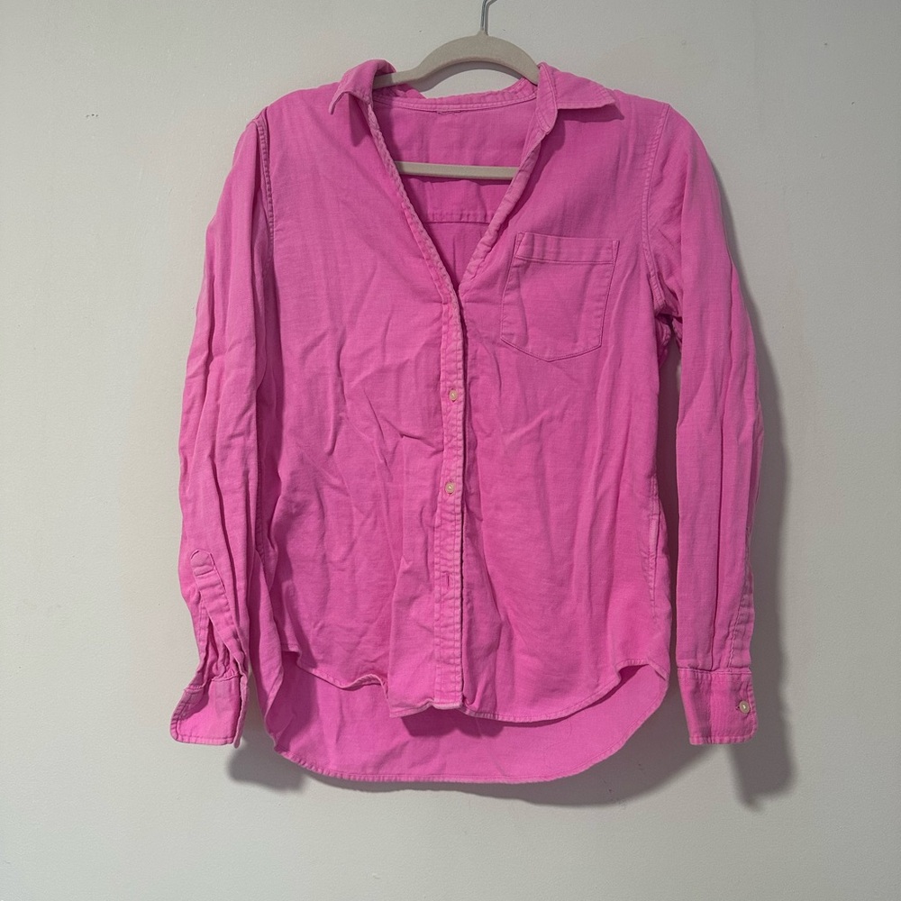 Pink Button-Up Shirt